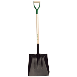 UnionTools Street Shovel with White Ash D-Handle, 14-1/2" W Blade