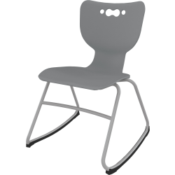 MooreCo Hierarchy Armless Rocker Chair, 16", Gray