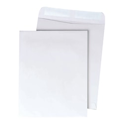 Quality Park® Catalog Envelopes With Gummed Closure, 9" x 12", White, Box Of 250