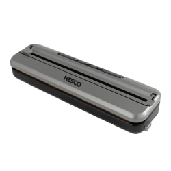 Nesco® 100-Watt Compact Vacuum Sealer, 2-13/16" x 14-13/16", Silver