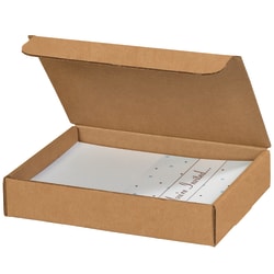 Partners Brand Literature Mailers, 9" x 6 1/2" x 1 3/4", Kraft, Pack Of 50