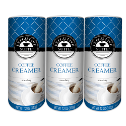 Executive Suite™ Non-Dairy Coffee Creamer, 12 Oz, Pack Of 3 Canisters