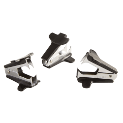 Office Depot® Staple Removers, 2-3/10", Black, Pack Of 3 Removers