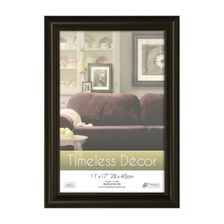 Timeless Frames® Boca Wall Frame, 11" x 17", Glossy Black