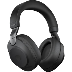 Jabra Evolve2 85 MS Stereo - Headset - full size - Bluetooth - wireless, wired - active noise canceling - 3.5 mm jack - noise isolating - black - Certified for Microsoft Teams