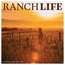 2026 Willow Creek Press Scenic Monthly Wall Calendar, 12" x 12", RanchLife, January To December, 52563