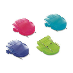 Advantus Panel Wall Clips, Box Of 4, Assorted Colors