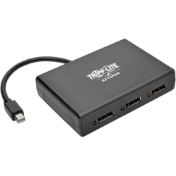 Tripp Lite 3 Port Mini DisplayPort 1.2 to Displayport Multi-Stream (MST) Hub 4K x 2K - 3840 &times; 2160 - DisplayPort - TAA Compliant