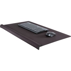 Allsop® ErgoEdge Desk Pad, 1-1/2" x 16-1/2", Black