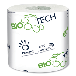 Papernet® BioTech Toilet Tissue, Septic Safe, 2-Ply, White, 500 Sheets/Roll, 96 Rolls/Carton