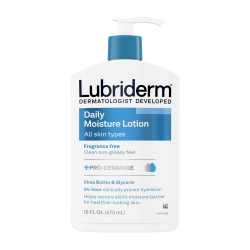 Lubriderm Daily Moisture Lotion + Pro-Ceramide, Unscented, 16 fl. oz