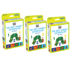 Briarpatch The World Of Eric Carle The Very Hungry Caterpillar Card Game, Pack Of 3