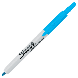 Sharpie® Retractable Permanent Marker, Turquoise