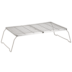 Brentwood® Heavy-Duty Stainless Steel Portable Folding Campfire Grill with Carry Bag, 25-In. x 17-In.