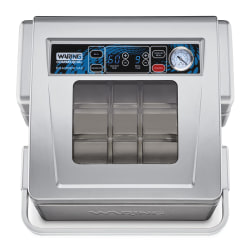 Waring Chamber Vacuum Packaging Machine With 11" Seal Bar, 11"H x 16-1/4"W x 17"D, Silver