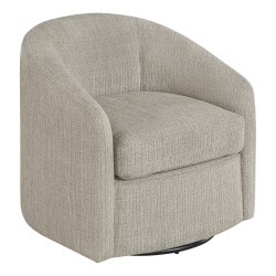 Office Star Bella Fabric Swivel Accent Chair, Marble