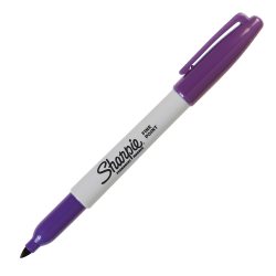 Sharpie® Permanent Fine-Point Marker, Purple, 30038