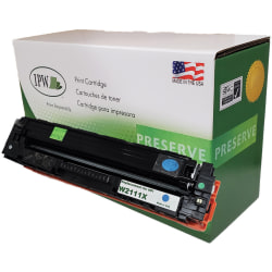 IPW Preserve Remanufactured Cyan High Yield Replacement Toner Cartridge For HP W2111X, W2111XR-ODP