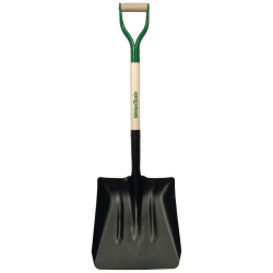 UnionTools Square Steel Coal Shovel, 13-1/2" Width Blade