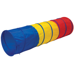Pacific Play Tents Find Me Tunnel, 19"H x 19"W x 72"D, Multicolor
