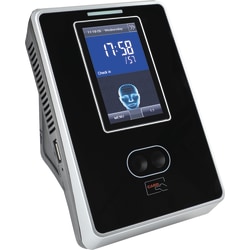 Acroprint timeQplus FaceVerify Ethernet Time Clock, 250 Employees, 10.25" x 9.25" x 3.75", Black/Silver
