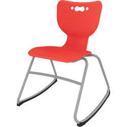 MooreCo Hierarchy Armless Rocker Chair, 18", Red
