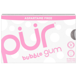 Pur Gum Sugar-Free Bubble Gum, 0.44 Oz, Total Qty 96