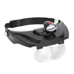 CARSON MagniVisor Deluxe LED Head Visor Magnifier