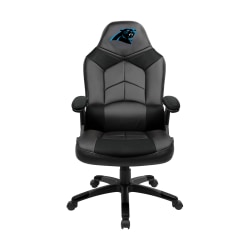 Imperial NFL Faux Leather Oversized Computer Gaming Chair, Carolina Panthers
