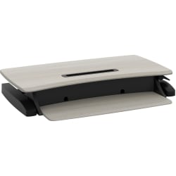Ergotron WorkFit-Z Mini Standing Desk Converter, Dove Gray/Black Base