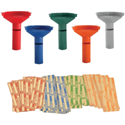 Nadex Coins Coin Counting Tube - Red, Blue, Orange, Green