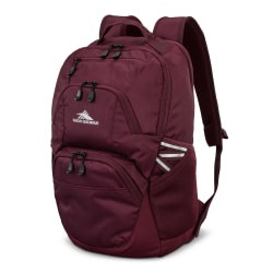 High Sierra Swoop Laptop Backpack With 17" Laptop Pocket, Maroon