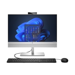 HP EliteOne 840 G9 All-in-One Desktop PC, 23.8" Screen, Intel® Core™ i7, 16GB Memory, 512GB Solid State Drive, Windows® 11 Pro, WiFi 6