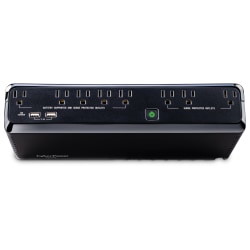 Cyber Power 8-Outlet Uninterruptible Power Supply System, 750VA/375 Watts, SL750U
