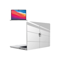 iBenzer Neon Party - Notebook shell case - 16" - clear - for Macbook Pro 16.2" (Late 2021, Early 2023, Late 2023)