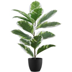 Monarch Specialties Nella 26-1/2"H Artificial Plant With Pot, 26-1/2"H x 10"W x 20"D, Green