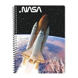Innovative Designs Licensed Notebook, 11" x 8-1/2", 1 Subject, College Ruled, 70 Sheets, NASA