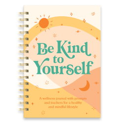 Studio Oh! Be Kind to Yourself Self-Care Guided Journal, 6-1/8" x 8-3/4", 5 Subject, 144 Pages, Multicolor