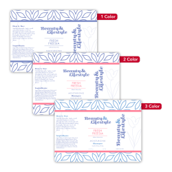 Custom Printed Outdoor Weatherproof 1-, 2- Or 3-Color Labels And Stickers, 5" x 7" Rectangle, Box Of 250 Labels