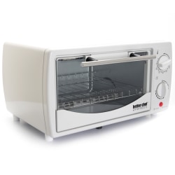 Better Chef 9-Liter Toaster Oven Broiler, White