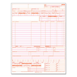 ComplyRight UB04 Hospital Claim Laser Cut Forms, 1-Part, Box Of 500