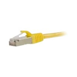 C2G 3ft Cat6 Ethernet Cable - Snagless Shielded (STP) - Yellow - Patch cable - RJ-45 (M) to RJ-45 (M) - 3 ft - screened shielded twisted pair (SSTP) - CAT 6 - molded, snagless, stranded - yellow