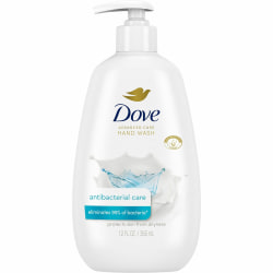 Dove Adv.-Care Antibacterial Hand Wash - Kill Germs, Bacteria Remover - Hand - Moisturizing - Antibacterial - White - 1 Each