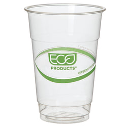 Eco-Products GreenStripe Cold Cups, 10 Oz, Clear, Pack Of 1,000 Cups