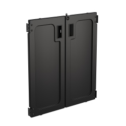 Suncast Commercial Housekeeping Cart Lockable Door, 30" x 28", Black