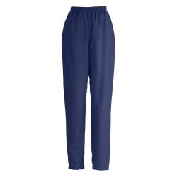 Medline ComfortEase™ Ladies' Elastic-Waist Polyester Scrub Pants, 3X, Midnight Blue