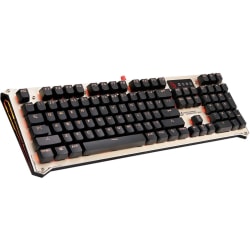 Bloody Gaming Optical Mechanical Gaming Keyboard, Backlit Adjustable - Cable Connectivity - USB Interface Multimedia Hot Key(s) - Windows - Mechanical Keyswitch - Gold