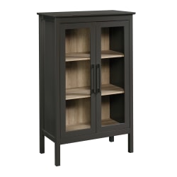 Sauder® Anda Norr 50"H 3-Shelf Bookcase Display Cabinet, Slate Gray/Sky Oak