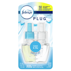 Febreze® PLUG™ Air Freshener Scented Oil Refill, Linen And Sky Scent, 0.87 Oz