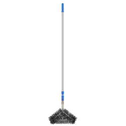 Gritt Commercial Duster Brush, With 8' Telescopic Pole, 15", Gray